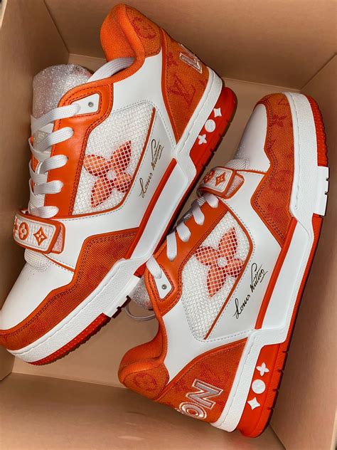 orange louis vuitton trainers|louis vuitton trainers monogram.